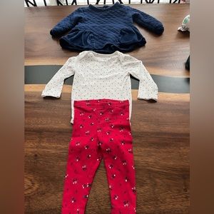 Carters 12mo winter outfit